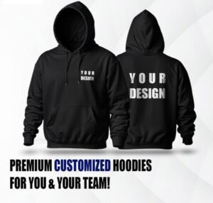 H&U Oversized Fleece Hoodie – Any Color | Your Custom Design Edition